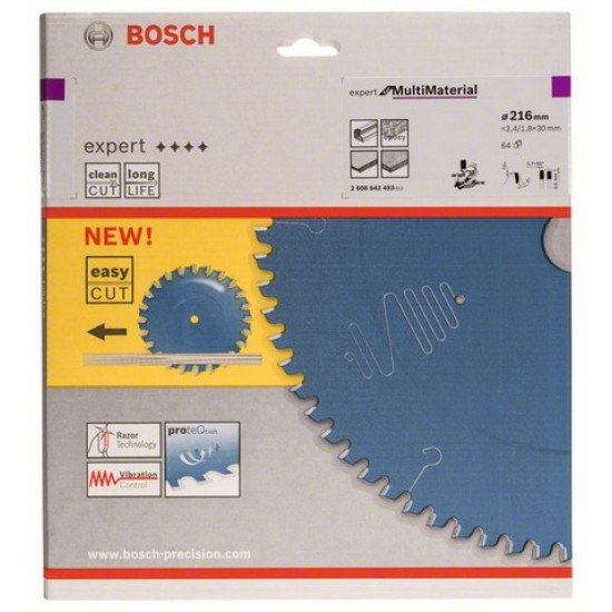 Bosch 2 608 642 493 lame de scie circulaire 21,6 cm 1 pièce(s)