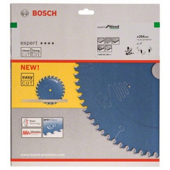 Bosch 2 608 642 530 lame de scie circulaire 25,4 cm 1 pièce(s)