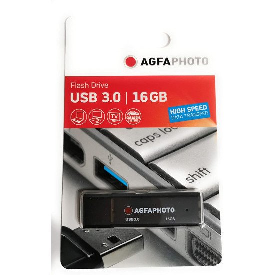 AgfaPhoto 10569 lecteur USB flash 16 Go USB Type-A 3.0 Noir