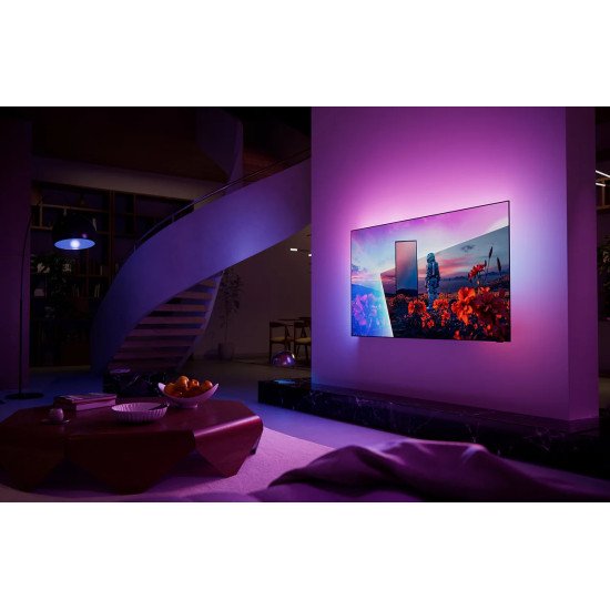 Philips Ambilight 77OLED811/12 TV 195,6 cm (77") 4K Ultra HD Smart TV Wifi Gris
