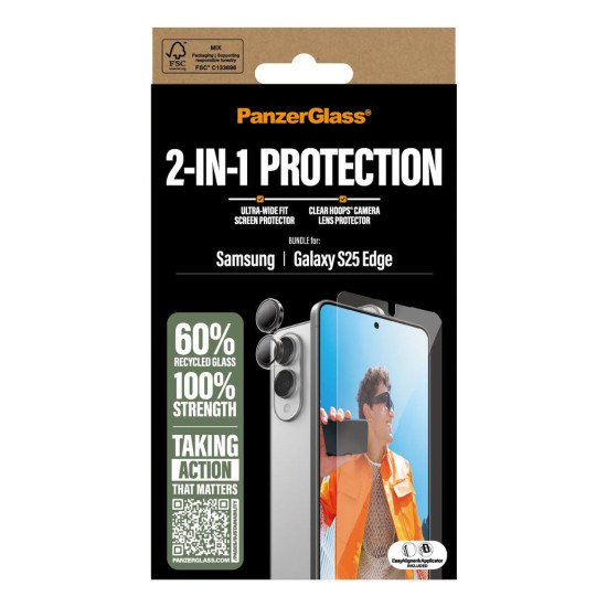 PanzerGlass PG34438 écran et protection arrière de téléphones portables Samsung 1 pièce(s)