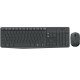 Logitech MK235 Clavier Sans fil + USB QWERTY US Noir 