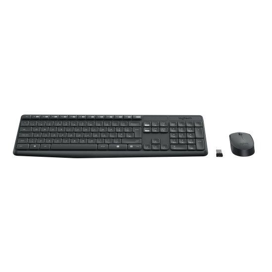 Logitech MK235 clavier RF sans fil QWERTZ DE Gris
