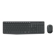Logitech MK235 clavier RF sans fil AZERTY Français Noir Logitech MK235 clavier RF sans fil AZERTY Français Noir