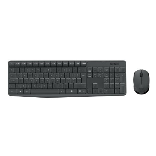 Logitech MK235 clavier RF sans fil AZERTY Français Noir