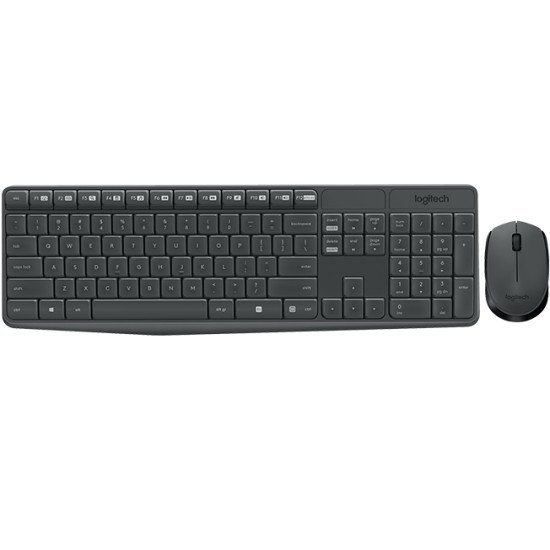 Logitech MK235 Clavier et Souris sans fil QWERTZ LU