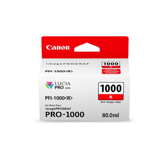 Canon PFI-1000 R Cartouche encre Rouge
