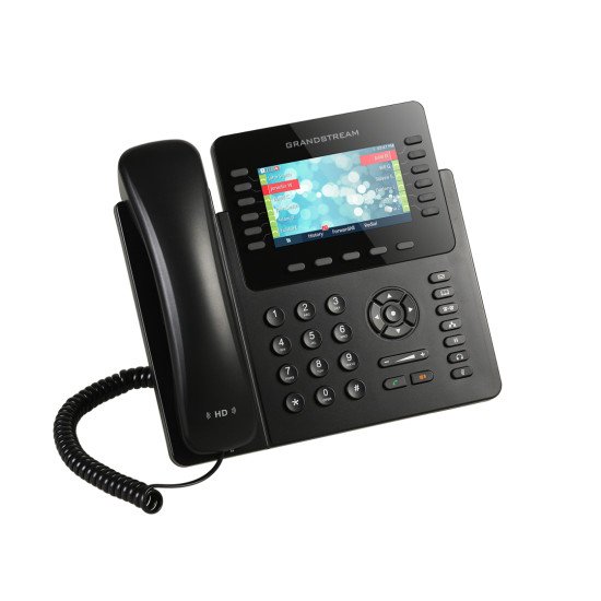 Grandstream Networks GXP2170 téléphone fixe Noir 12 lignes LCD