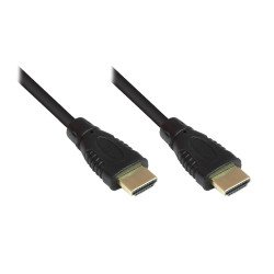 Alcasa 2m 2xHDMI câble HDMI HDMI Type A (Standard) Noir