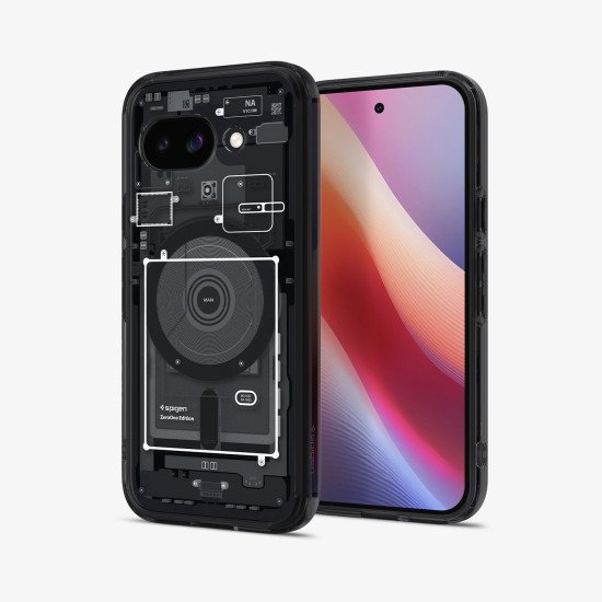 Spigen Ultra Hybrid Zero One (MagFit) coque de protection pour téléphones portables 16 cm (6.3") Housse Noir Spigen Ultra Hybrid Zero One (MagFit) coque de protection pour téléphones portables 16 cm (6.3") Housse Noir