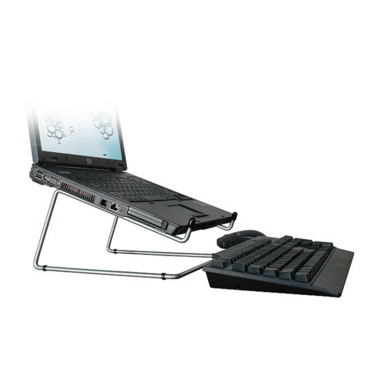 R-Go Tools R-Go Steel Office Support pour ordinateur portable, argenté