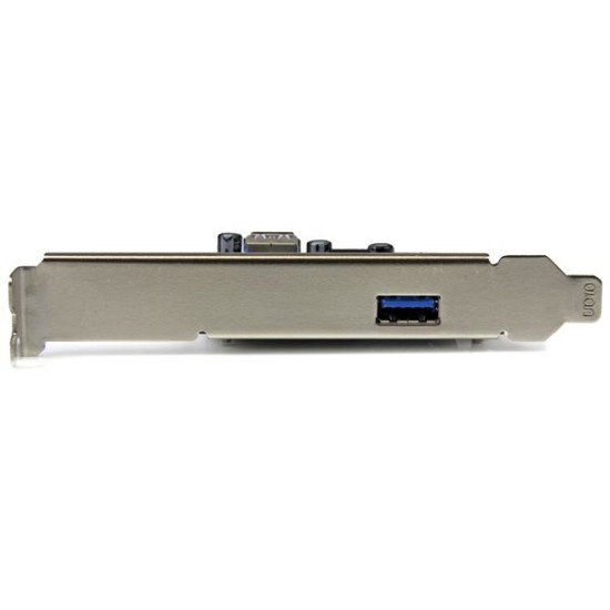 StarTech.com Carte contrôleur PCI Express à 2 ports USB 3.1 (10 Gb/s) - 1 externe 1 interne - USB-A