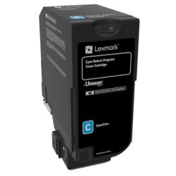Lexmark 74C20C0 Cartouche de toner 1 pièce(s) Original Cyan