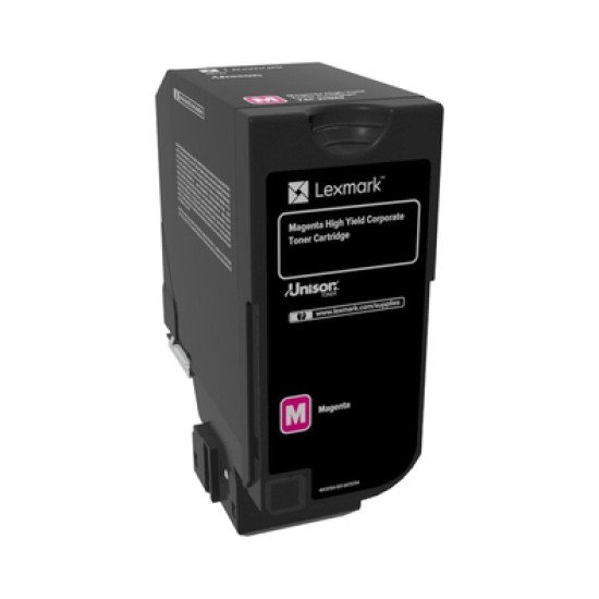 Lexmark 74C2HME toner Original Magenta 1 pièce(s)