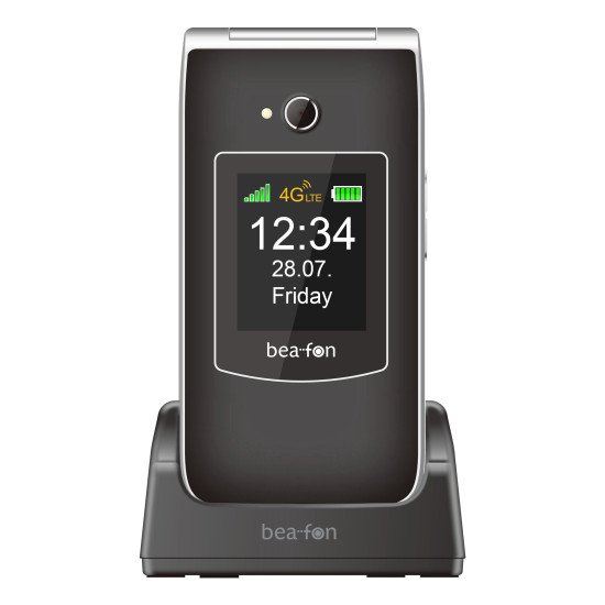 Beafon SL645 LTE 7,11 cm (2.8") 120 g Noir, Argent Téléphone pour seniors