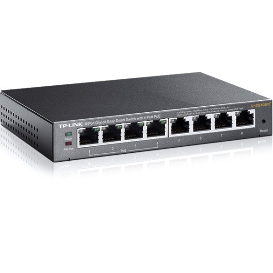 TP-LINK TL-SG108PE Switch Gigabit Ethernet 