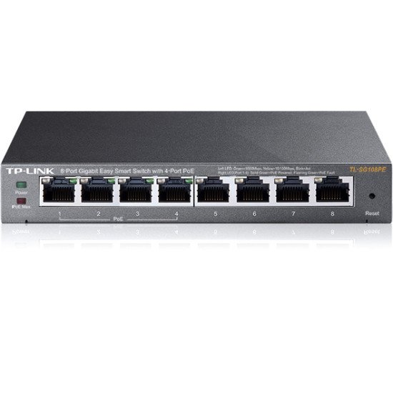 TP-LINK TL-SG108PE Switch Gigabit Ethernet 