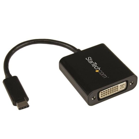 StarTech.com Adaptateur vidéo USB Type-C vers DVI - M/F - Noir