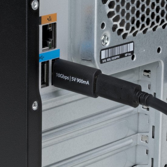 StarTech.com Adaptateur USB-A vers USB-C, Convertisseur USB-A Mâle vers USB-C Femelle, USB 10Gbps, 5V 900mA, Adaptateur USB vers USB-C pour Chargeurs/Hubs USB-A