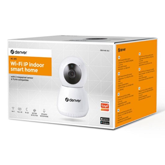 Denver IIC-215MK3 caméra de sécurité Dôme Caméra de sécurité IP Intérieure 1920 x 1080 pixels Bureau