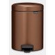 Brabantia NewIcon 5 L Rond Acier Marron