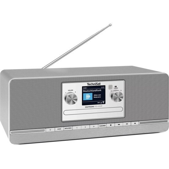TechniSat DIGITRADIO 372 CD BT Cuisine Analogique et numérique Anthracite, Argent