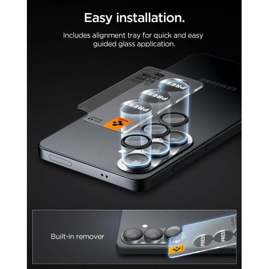 Spigen GLAS.tR EZ Fit Optik Pro HD Protecteur d'objectif caméra Samsung 2 pièce(s)