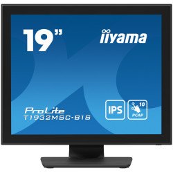 iiyama ProLite T1932MSC-B1S écran PC 48,3 cm (19") 1280 x 1024 pixels Full HD LED Écran tactile Dessus de table Noir iiyama ProLite T1932MSC-B1S écran PC 48,3 cm (19") 1280 x 1024 pixels Full HD LED Écran tactile Dessus de table Noir