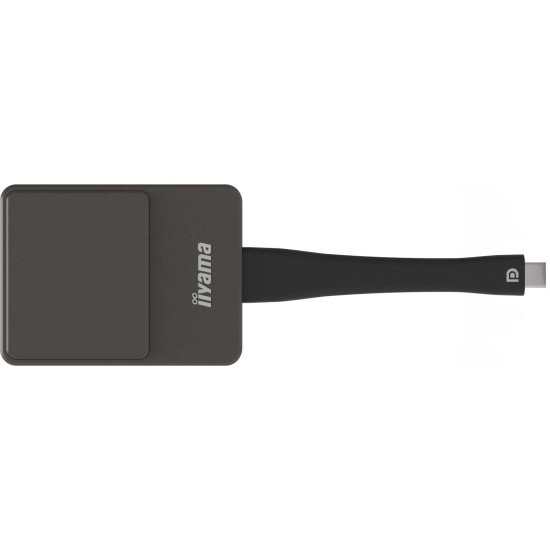 iiyama WP D002C connecteur de télévision intelligent USB 4K Ultra HD Noir, Argent