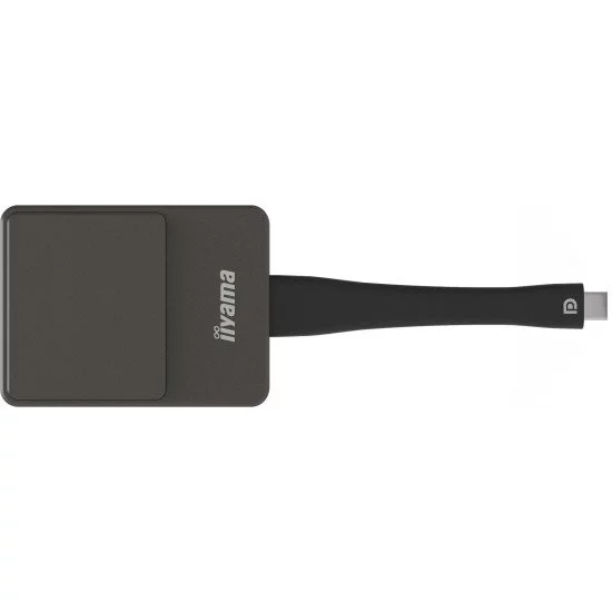 iiyama WP D002C connecteur de télévision intelligent USB 4K Ultra HD Noir, Argent iiyama WP D002C connecteur de télévision intelligent USB 4K Ultra HD Noir, Argent