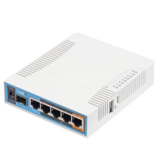 Mikrotik hAP ac 500 Mbit/s Blanc Connexion Ethernet POE