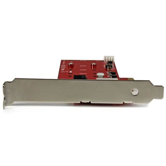 StarTech.com Carte contrôleur PCI Express RAID pour 2 SSD M.2 NGFF plus 2 ports SATA III 6 Gb/s