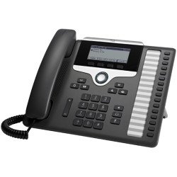 Cisco 7861 téléphone fixe Noir, Argent 16 lignes LCD Cisco 7861 téléphone fixe Noir, Argent 16 lignes LCD