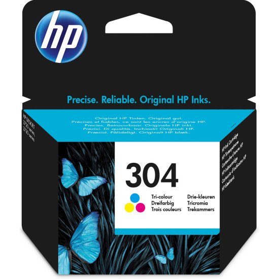 HP 304 Original Cyan, Magenta, Jaune