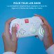 Turtle Beach Afterglow Wave Blanc Manette de gaming RGB sans fil Sous licence officielle pour Nintendo Switch 2
