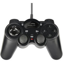 SPEEDLINK THUNDERSTRIKE Noir USB Manette de jeu Analogique/Numérique PC