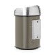 Brabantia Touch Bin, 3 litres, Platine Brabantia Touch Bin, 3 litres, Platine