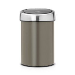 Brabantia Touch Bin, 3 litres, Platine Brabantia Touch Bin, 3 litres, Platine