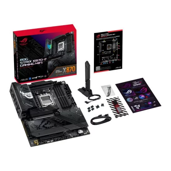 ASUS ROG STRIX X870-F GAMING WIFI AMD X870 Emplacement AM5 ATX ASUS ROG STRIX X870-F GAMING WIFI AMD X870 Emplacement AM5 ATX