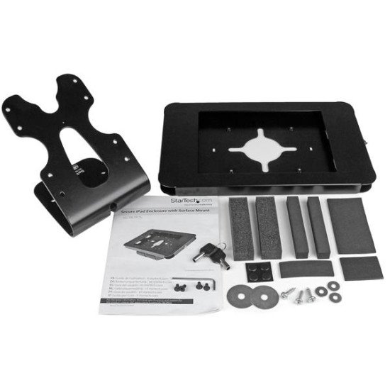 StarTech.com Support de tablette à fixation sur bureau ou au mur avec verrouillage pour iPad - Acier