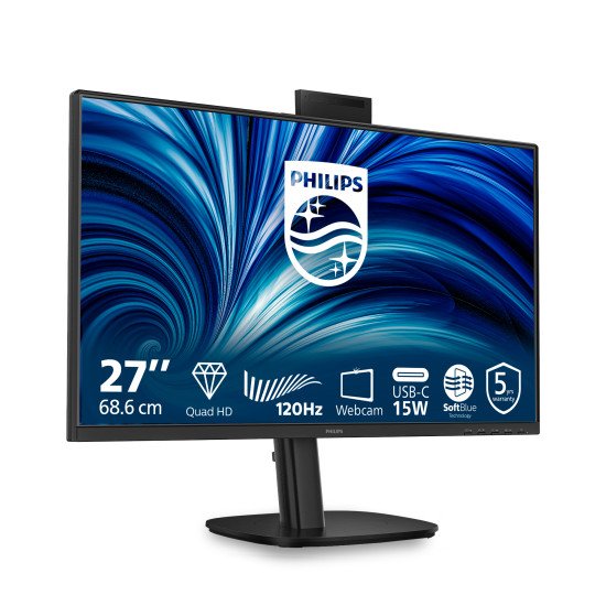 Philips 27B2N3500JH écran PC 68,6 cm (27") 2560 x 1440 pixels Quad HD LCD Noir