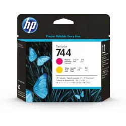 HP 744 tête d'impression DesignJet magenta/jaune HP 744 tête d'impression DesignJet magenta/jaune
