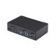 StarTech.com Switch KVM DisplayPort 2 Ports, 4K 60 Hz, DP 1.2, Gestion EDID, Hub USB 3.0 2 Ports, 4 Ports USB HID, Conforme TAA