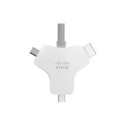 Cisco CAB-HDMI-MUL4K-9M= câble vidéo et adaptateur HDMI Type A (Standard) HDMI + Mini DisplayPort + USB Type-C Argent Cisco CAB-HDMI-MUL4K-9M= câble vidéo et adaptateur HDMI Type A (Standard) HDMI + Mini DisplayPort + USB Type-C Argent