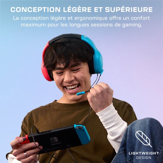 Turtle Beach Airlite Fit Casque Avec fil Arceau Jouer Noir, Bleu, Rouge Turtle Beach Airlite Fit Casque Avec fil Arceau Jouer Noir, Bleu, Rouge