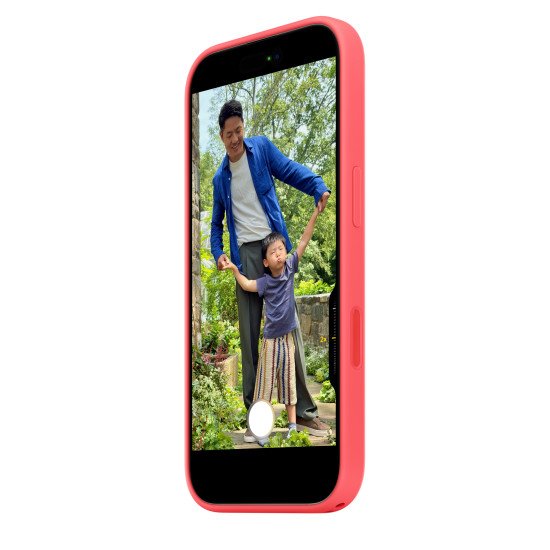 Apple Coque en silicone avec MagSafe pour iPhone 17 - Rose goyave