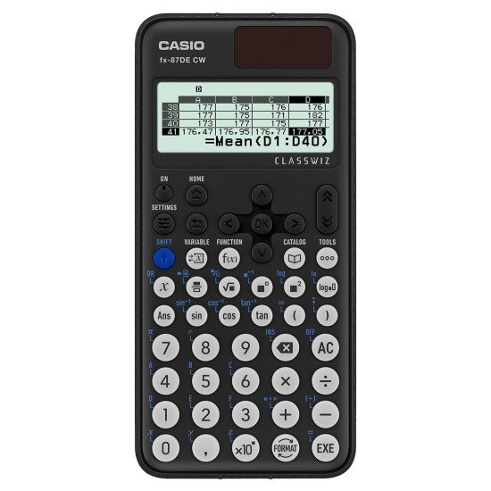 Casio ClassWiz calculatrice Poche Calculatrice scientifique Noir