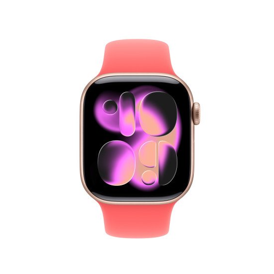 Apple MHYC4ZM/A accessoire intelligent à porter sur soi Bande Rouge Fluoroélastomère