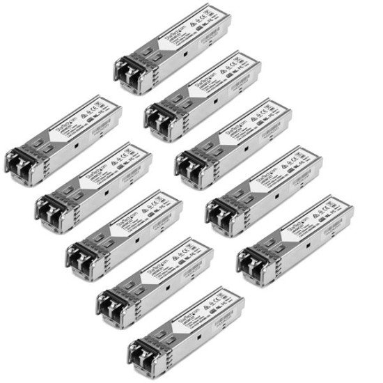 StarTech.com Module SFP GBIC compatible HP J4858C - Transceiver Mini GBIC 1000BASE-SX- Paquet de 10