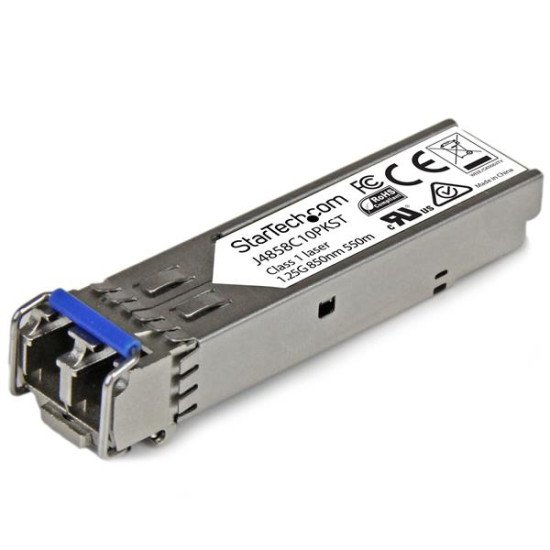 StarTech.com Module SFP GBIC compatible HP J4859C - Transceiver Mini GBIC 1000BASE-LX - Paquet de 10